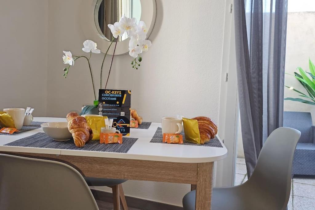 L'Orchidee, Proche De La Gare Avec Clim Et Terrasse Apartment Narbonne Exterior foto