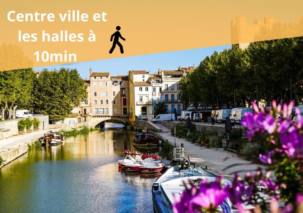 L'Orchidee, Proche De La Gare Avec Clim Et Terrasse Apartment Narbonne Exterior foto